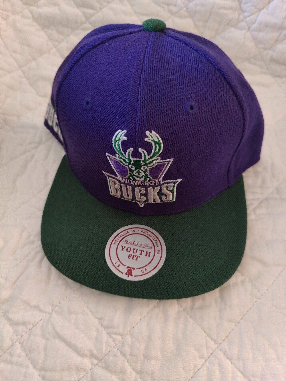 Mitchell & Ness Milwaukee Bucks "Reload" Hardwood Classics snapback hat